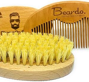 Vegan Beard Brush and Comb Set