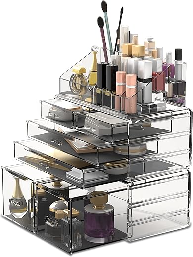 Versatile 6-Drawer Makeup Organizer