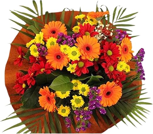 Autumn Burn Bouquet – Fresh Orang...