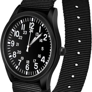 Vicloon Men's Military Analog Quartz Watch