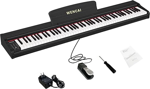 Full Size 88-Key Digital Piano Keyboard...