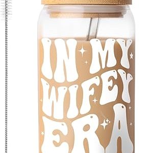 Wifey Iced Coffee Cup with Straw
