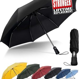 Windproof Automatic Folding Travel Umbrella