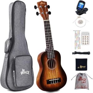 Winzz 21-Inch Soprano Ukulele Beginner Kit