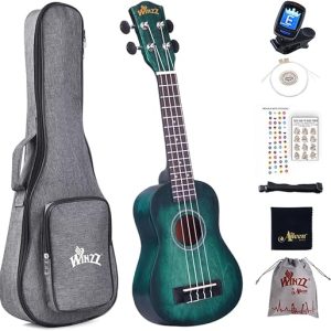 Winzz 21-Inch Soprano Ukulele Starter Kit