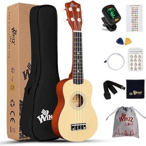 Winzz Soprano Ukulele Starter Kit for Kids