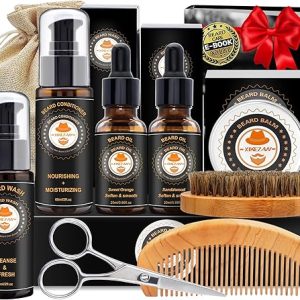 XIKEZAN Complete Beard Grooming Kit for Men