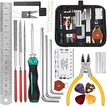 26-Piece Guitar Repair Tool Kit with Ca...
